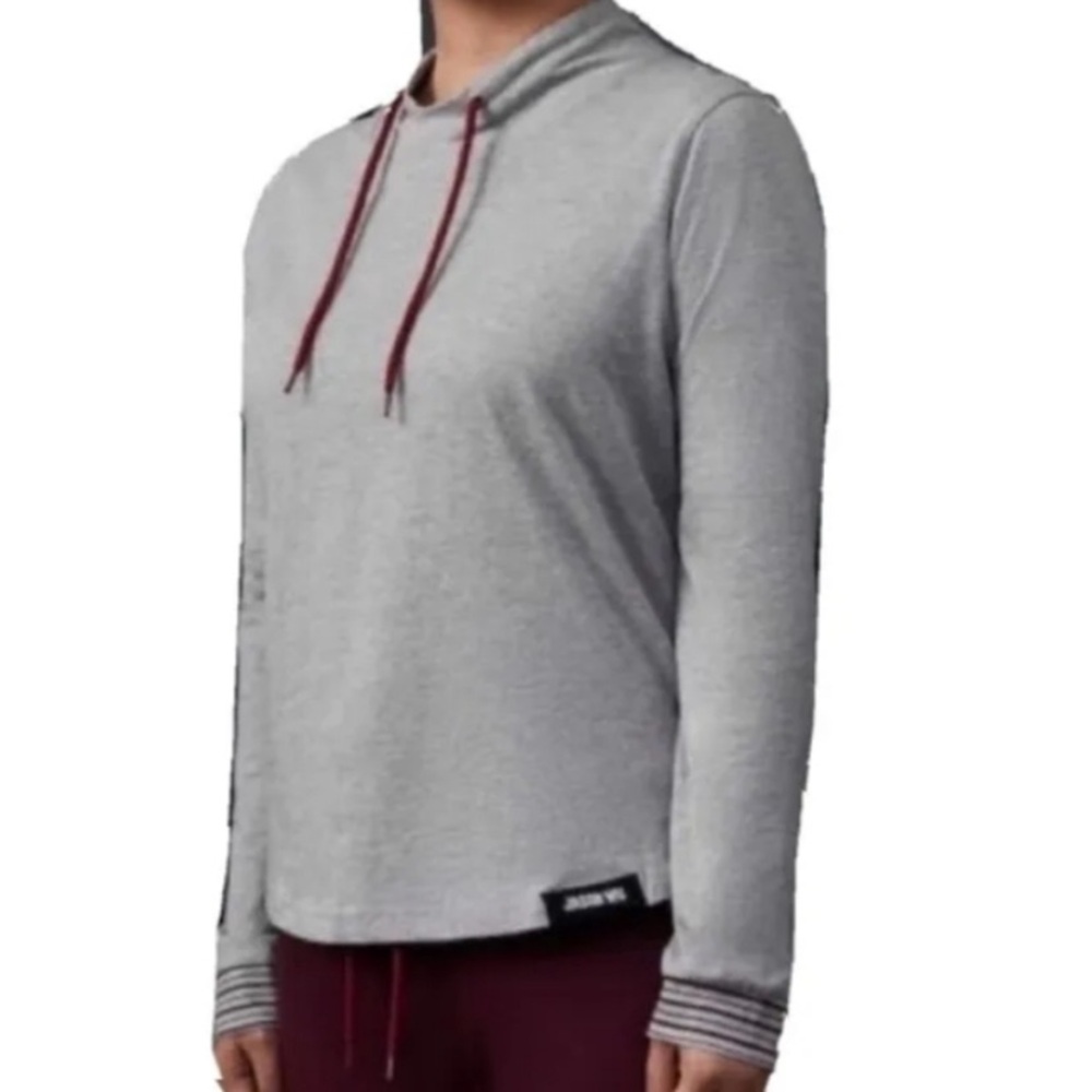 Jason Wu Gray and Burgundy Pajama Top